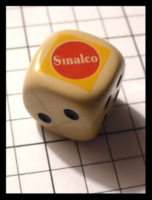 Dice : Dice - 6D - Sinalco Soft Drink Die - MH Trade Feb 2012